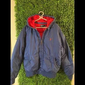 Royal Blue Polo Coat